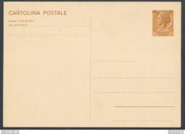 1966-71 Repubblica - C 167 - Cartolina Postale , L 30 Bruno Giallo - Siracusana - Ganzsachen