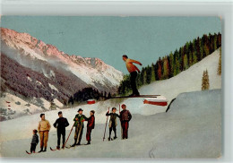 10167341 - Ski Sprung Von Der Schanze AK - Sonstige & Ohne Zuordnung