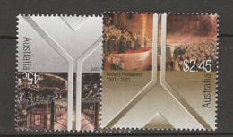 2001 MNH Australia Michel 2047-48 Postfris** - Mint Stamps