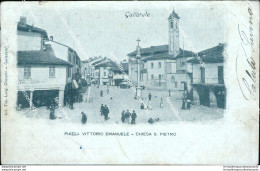 Bo746 Cartolina Gallarate Piazza Vittorio Emanuele Chiesa S.pietro Varese - Varese