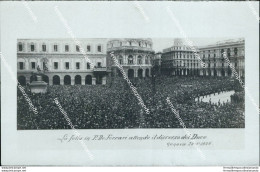 Ce49 Cartolina Genova La Folla A Piazza De Ferrari Aspetta Il Discorso Del Duce - Genova (Genoa)