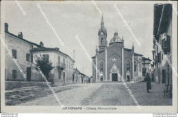 Bo790 Cartolina Antignano Chiesa Parrocchiale Provincia Di Asti 1940 - Asti
