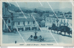 Bo786 Cartolina Castel Di Sangro Piazza Plebiscito Provincia Di L'aquila 1929 - L'Aquila