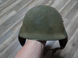 Raro Casco Originale Della Seconda Guerra Mondiale "Doppia Decalcomania - US Army Air Corps - AAF - M3 Aircrew FLAK" - Cascos