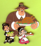 Gros Pin's BD Disney Action De Grâces (6,5X7,5cm) Triple Moule - #041 - Disney