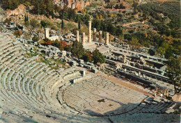 Greece Delphi Temple Of Apollo & Theatre - Grèce