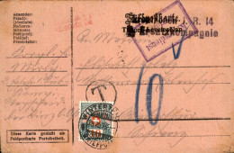 Oostenrijk - Austria - KuK Feldpost - Porto 10 Centimes - 1916 - Andere & Zonder Classificatie