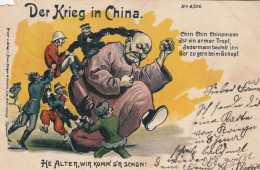 MIL3300  --  DER KRIEG IN CHINA  --  LITHO  --    DRUCK:  BRUNO BURGER  --  No: 6306  --  1900 - Other & Unclassified