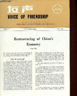 Voice Of Friendship N°5 June 1984 - Restructuring Of China's Economy Yang Naizi - Some Statistics On National Economy An - Taalkunde