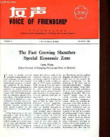 Voice Of Friendship N°8 December 1984 - The Fast Growing Shenzhen Special Economic Zone, Liang Xiang - On The Album Liao - Lingueística