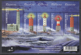 FINNLAND  Block 31, Postfrisch **, Leuchttürme, 2003 - Blokken & Velletjes