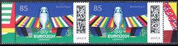 !a! GERMANY 2024 Mi. 3835 MNH Horiz.PAIR W/ Right & Left Margins(a) -UEFA European Football Championship 2024 In Germany - Unused Stamps