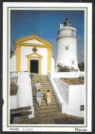 Macau Guia Fort, Lighthouse (5"x7" PC) Mailed In 2002 - Lighthouses