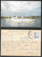 Swedish American Line, M.S. Klungsholm, Mailed - Steamers