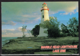 Lighthouse, Marble Head, Ohio, Mailed In 1998 - Phares