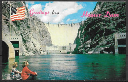 Nevada, Greetings From Hoover Dam, Unused - Greetings From...