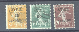 Syrie  :  Yv  106-09  (o)   Sauf 108 - Used Stamps