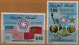 Morocco - 1976 The 200th Anniversary Of American Revolution - Flags - Maps  - Complete Set  -  MNH - Morocco (1956-...)