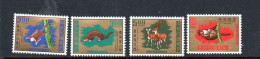 TAIWAN - 1971 - ANIMALS  SET OF 4 MINT NEVER HINGED - Ungebraucht