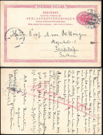 Sweden Stockholm Postal Stationery Card Mailed To Germany 1902 - Lettres & Documents