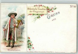 13130641 - Gruss Aus 10 Deutsche Trachten Der Gegenwart  Nr. 10 - Autres & Non Classés