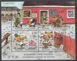 FINNLAND  Block 14, Postfrisch **, Jugendhobbys – Comics, 1994 - Blocchi E Foglietti