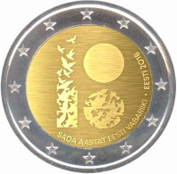2 Euro Commemorative Estonie 2018 100 Ans De La Republiqe D'Estonie UNC - Estonia