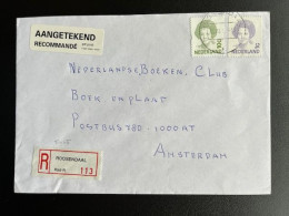 NETHERLANDS 1995? REGISTERED LETTER ROOSENDAAL TO AMSTERDAM NEDERLAND AANGETEKEND - Brieven En Documenten