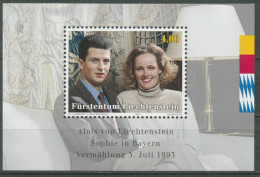 Liechtenstein 1993 Hochzeit Des Prinzen Block 15 Postfrisch (C13673) - Neufs