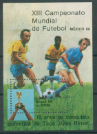 Brasilien 1985 Fußball-WM Mexiko Block 68 Postfrisch (C22821) - Unused Stamps