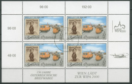Österreich 1999 WIPA 2000 Briefmarken-Ausstellung 2292 I K Gestempelt (C14953) - Blocks & Sheetlets & Panes