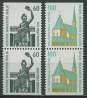 Berlin Zusammendrucke 1989 SWK Sehenswürdigkeiten 795 + 834 C/D Paare Postfrisch - Zusammendrucke