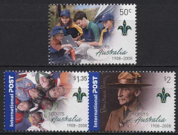 Australien 2008 100 Jahre Pfadfinderbewegung In Australien 2929/31 Postfrisch - Mint Stamps