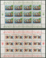 UNO Genf 1987 Tag Der Vereinten Nationen Bogensatz 158/59 Postfrisch (C14234) - Blocks & Sheetlets