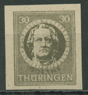 SBZ Thüringen 1945 Freimarke Spargummierung 99 BY Az1 Postfrisch - Sonstige & Ohne Zuordnung