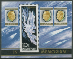 Ungarn 1968 Verunglückte Astronauten Ikarus Block 63 A Postfrisch (C92435) - Blocks & Sheetlets