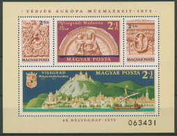 Ungarn 1975 Denkmalschutz Block 115 A Postfrisch (C92519) - Blocks & Sheetlets