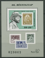 Ungarn 1993 Tag Der Briefmarke Marke MiNr. 487 Block 227 Postfrisch (C92680) - Blocchi & Foglietti