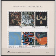 Portugal 1989 Gemälde Im 20. Jh. Block 68 Postfrisch (C91107) - Blocks & Kleinbögen