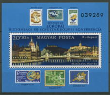 Ungarn 1982 10 Jahre KSZE In Europa Block 159 A Postfrisch (C92599) - Blocks & Sheetlets