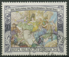 Österreich 1994 Barockmaler Daniel Gran Gemälde 2125 Gestempelt - Used Stamps