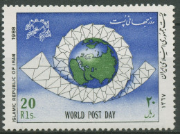 Iran 1988 Weltposttag Posthorn 2309 Postfrisch - Iran