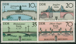 DDR 1985 Brücken Historische Brücken Berlin 2972/75 Postfrisch - Neufs