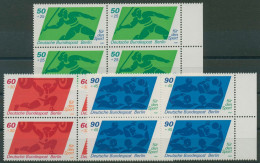 Berlin 1980 Sporthilfe 621/23 4er-Block Postfrisch (R19630) - Ungebraucht
