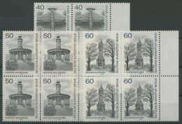 Berlin 1980 Stadtansichten Gedenkstätten 634/36 4er-Block Postfrisch (R19629) - Unused Stamps
