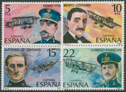 Spanien 1980 Luftfahrt Pioniere Flugzeuge 2485/88 Postfrisch - Neufs