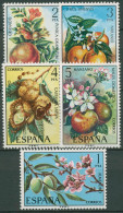Spanien 1975 Pflanzen Obstblüten Und Früchte 2146/50 Postfrisch - Unused Stamps