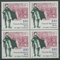 Berlin 1990 Musik Drehorgeln 872 4er-Block Postfrisch (R19623) - Unused Stamps