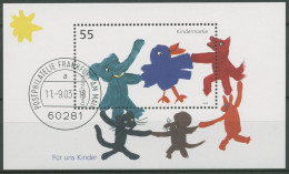 Bund 2003 Für Uns Kinder Tiere Block 64 Gestempelt (C98867) - Autres & Non Classés