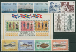 Färöer 1983 Kompletter Jahrgang Postfrisch (G17582) - Färöer Inseln